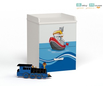 Тумба прикроватная "Ocean" белая