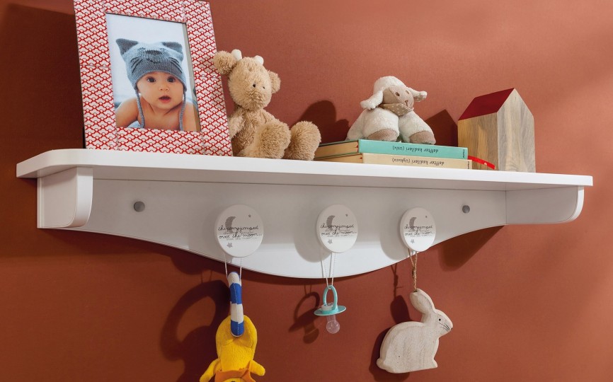 Полка c вешалками Baby Cotton Полка c вешалками Baby Cotton