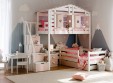 Кровать чердак с лестницей-комодом Тимберика Кидс N13