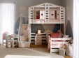 Кровать чердак с лестницей-комодом Тимберика Кидс N13