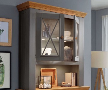 Надстройка для комода Форест Графит, 2 двери Надстройка для комода Форест Графит, 2 двери