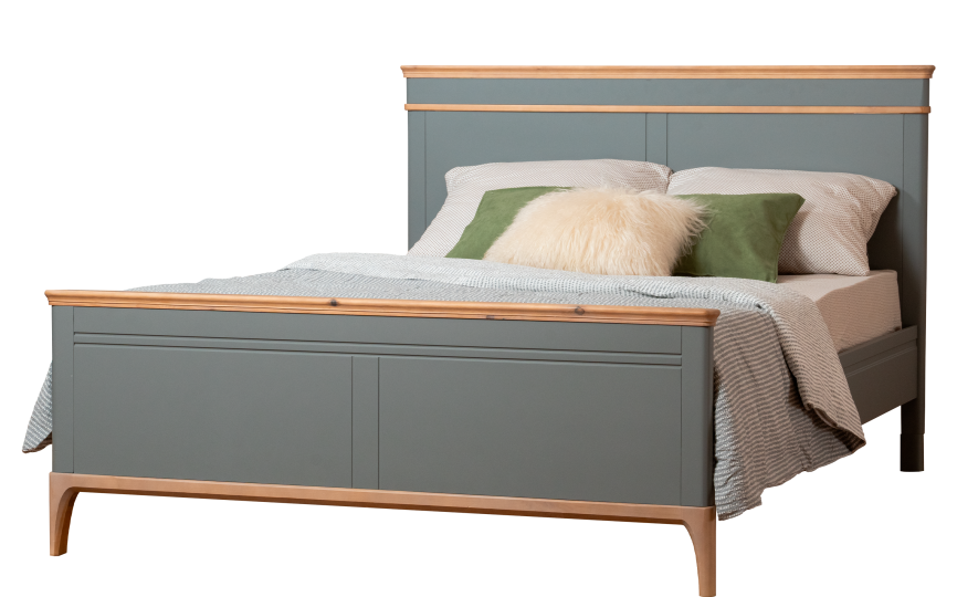 Кровать Грета №13, 15, 16 верх без фрезеровки, высокое изножье