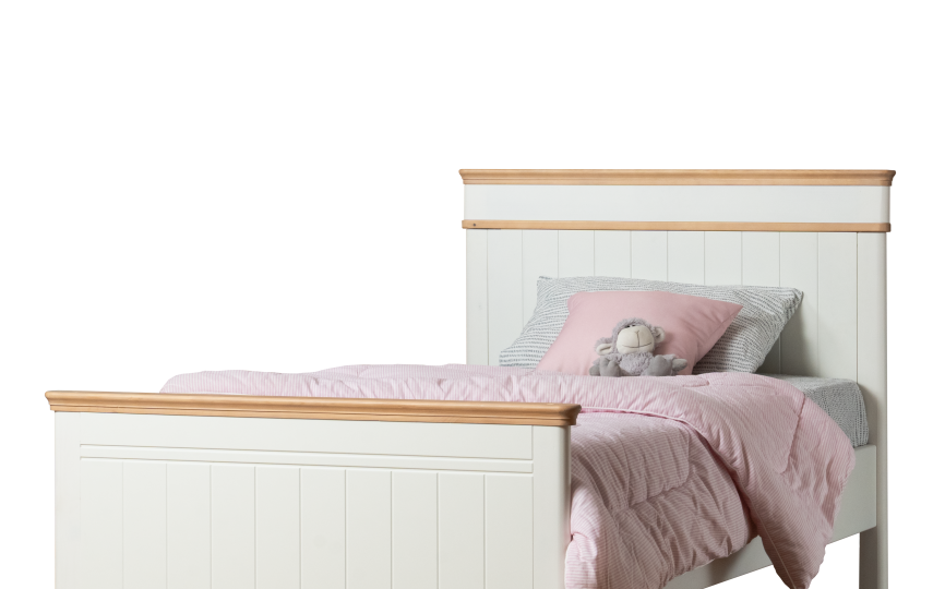 Кровать Грета №13, 15, 16 верх без фрезеровки, высокое изножье