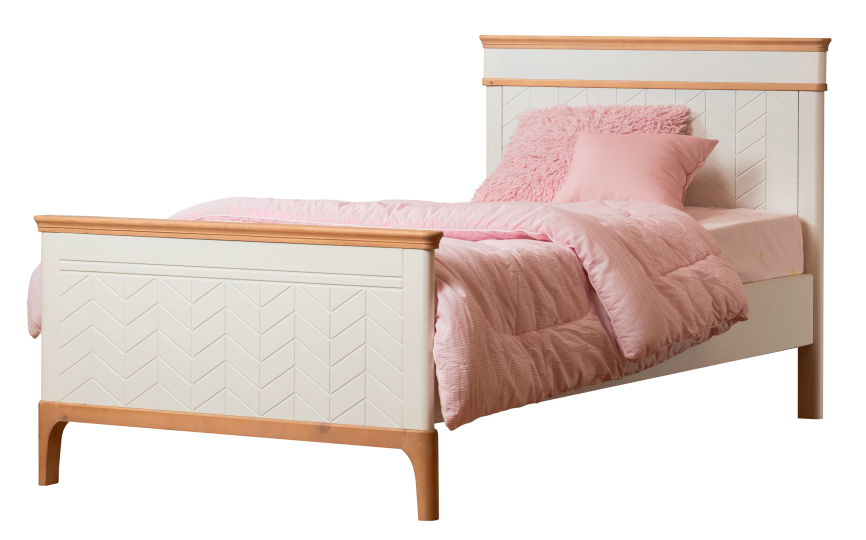 Кровать Грета №13, 15, 16 верх без фрезеровки, высокое изножье