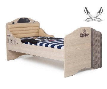 Кровать "Pirat №2" 190*90 с высоким изножьем 