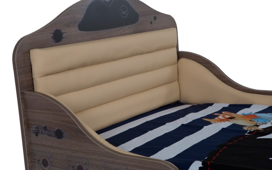 Кровать "Pirat №2" 190*90 с высоким изножьем 