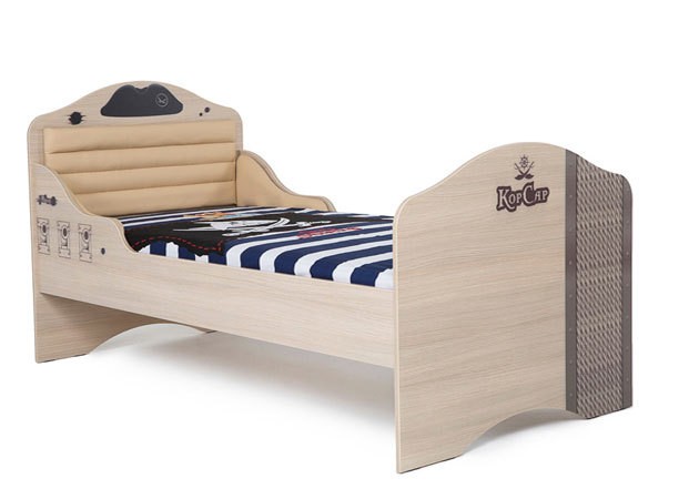 Кровать "Pirat №2" 190*90 с высоким изножьем 