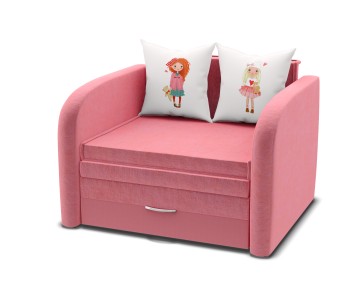 Диван Мультик Подружки розовый 