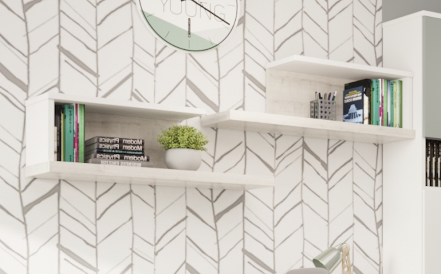 Полка навесная (универсальная) Смарти Вайт НП1