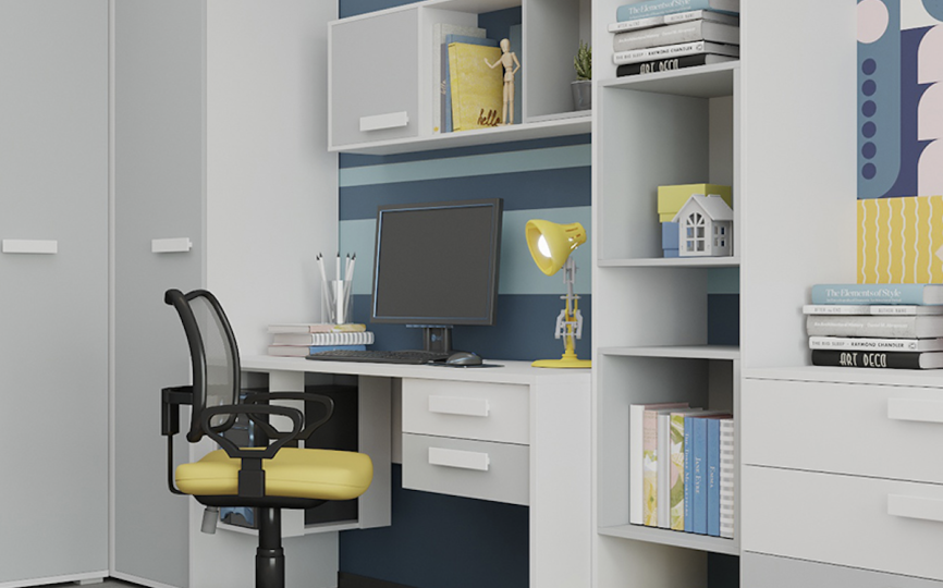 Стол прямой с ящиками Моно