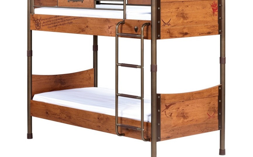 BLACK PIRATE KS-1401 2-х ярусная кровать (без матраса)