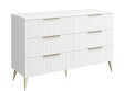 Комод Афина АФ-05 белый бриллиант/бланж