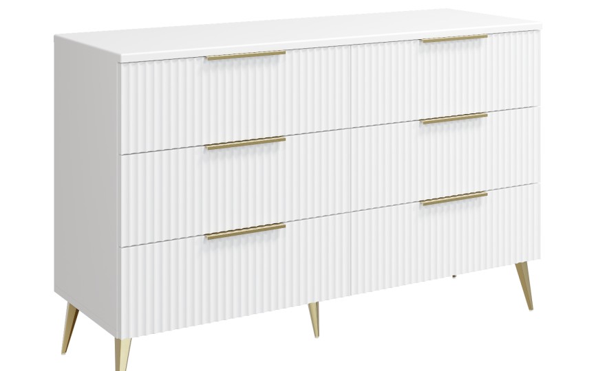Комод Афина АФ-05 белый бриллиант/бланж