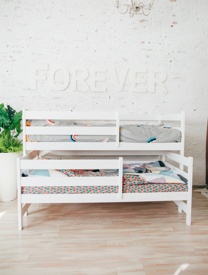 Кровать 2-х ярусная с выдвижным спальным местом (с ящиками)