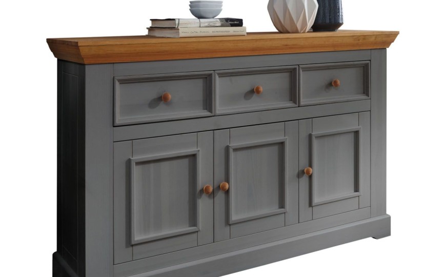 Комод Форест Графит, 3 двери