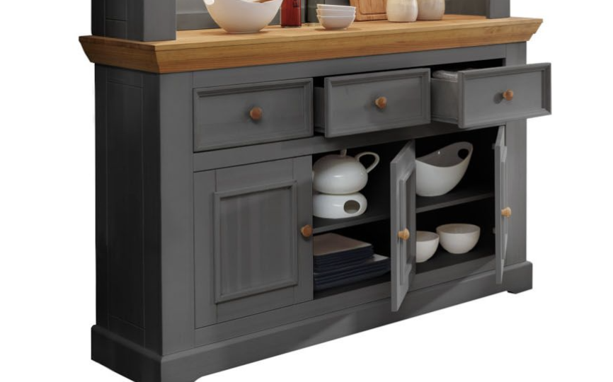 Комод Форест Графит, 3 двери