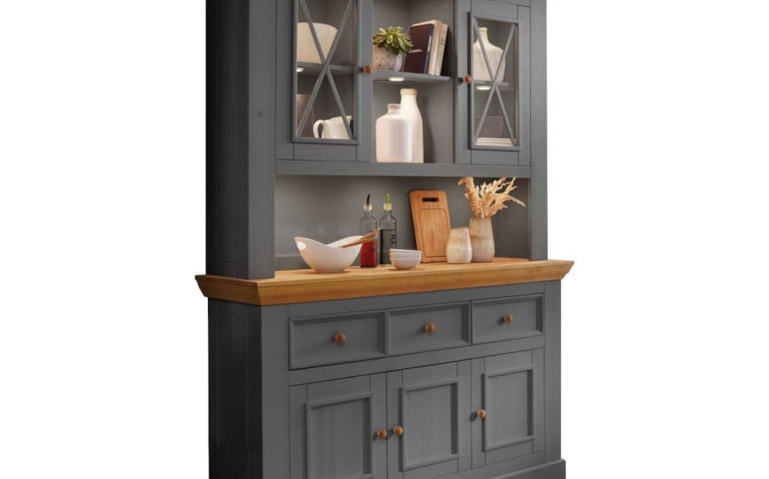 Комод Форест Графит, 3 двери