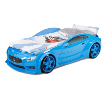 Комплект постельного белья для машинок-кроваток (синий)   