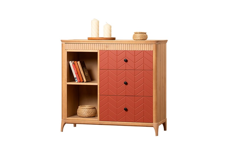 Комод Грета №9 две полки, три ящика