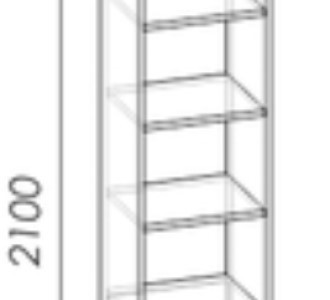 Стеллаж Барни Беж Стеллаж Барни Беж