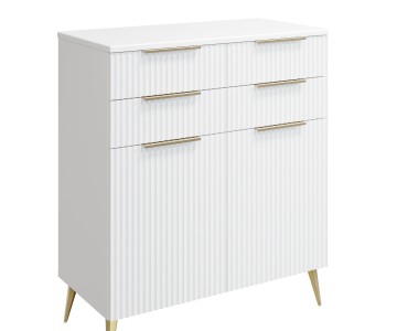 Комод Афина комбинированный АФ-06 белый бриллиант/бланж