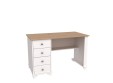 Стол письменный "Бейли" 4 ящика белый воск