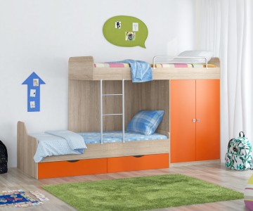 Двухъярусная кровать Дельта 18.04.01 Двухъярусная кровать Дельта 18.04.01