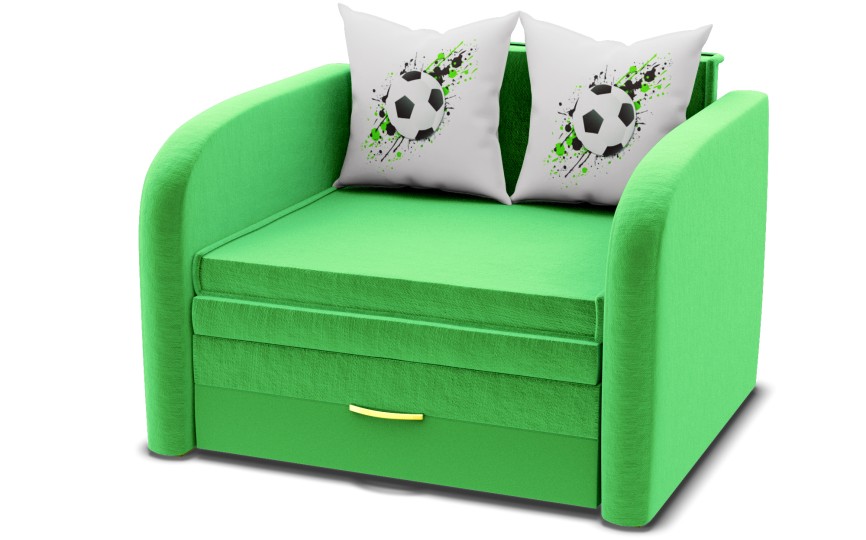 Диван Мультик Футбольный мяч зеленый