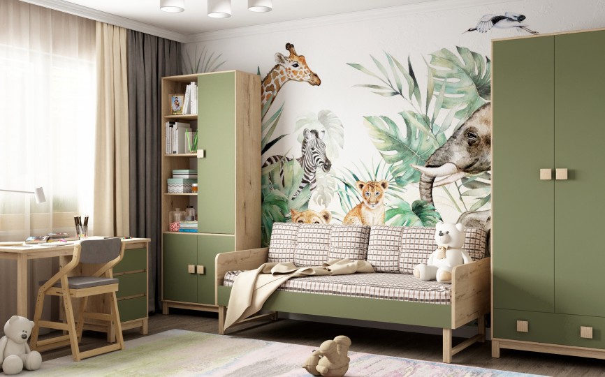 Комната "Два плюс два" Олива