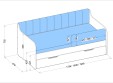 Кровать мягкая "Сити" 180 с дополнительным спальным местом Кровать мягкая "Сити" 180 с дополнительным спальным местом