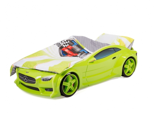 Комплект постельного белья для машинок-кроваток (салатовый)   