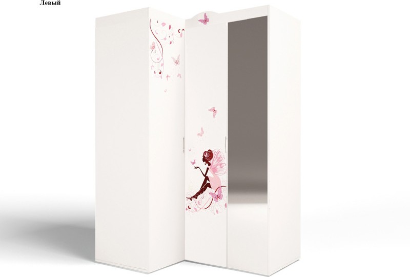 Шкаф угловой гармошка "Фея" без/со стразами Swarovski Шкаф угловой гармошка "Фея" без/со стразами Swarovski