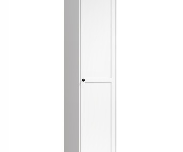 Шкаф-пенал Вильям ВМ-10 белый бриллиант/бланж