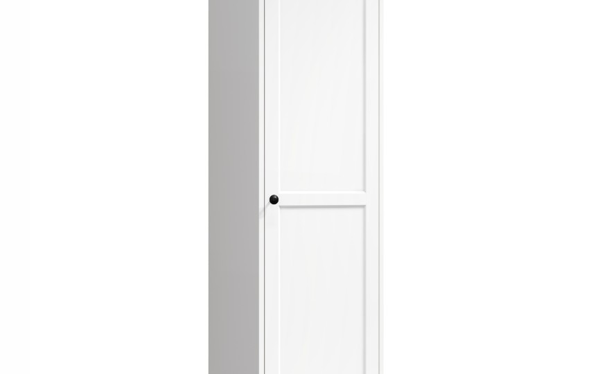 Шкаф-пенал Вильям ВМ-10 белый бриллиант/бланж