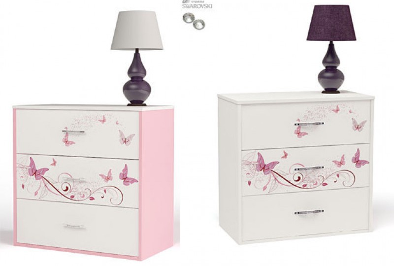 Комод "Фея" без/со стразами Swarovski