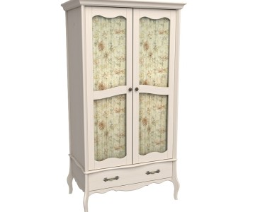 Шкаф двухдверный со стеклянными дверями "Лебо" Шкаф двухдверный со стеклянными дверями "Лебо"