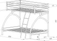 Двухъярусная кровать Виньола-2Я Двухъярусная кровать Виньола-2Я