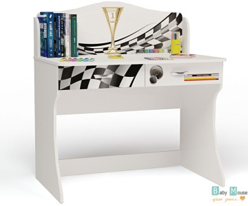 Стол без надстройки "Formula" белый для мальчика 