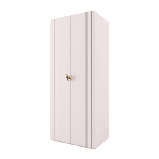 Шкаф с полками и штангой 2-х дверный Мишель Галатея