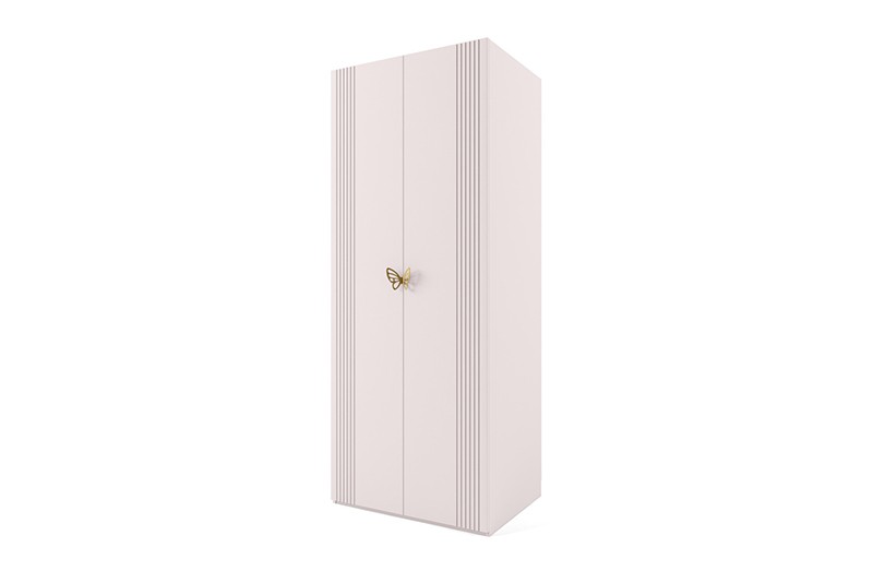 Шкаф с полками и штангой 2-х дверный Мишель Галатея