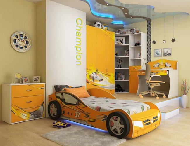 Детская комната "Champion" оранж. для мальчика