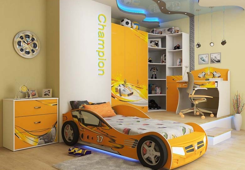 Детская комната "Champion" оранж. для мальчика