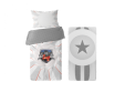 Комплект постельного белья для машинок-кроваток (белый)    