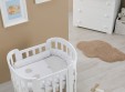 Колыбель - кроватка трансформер овальная Erbesi Sweet (Свит)