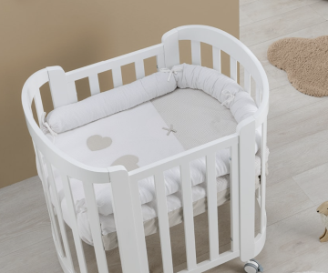 Колыбель - кроватка трансформер овальная Erbesi Sweet (Свит)