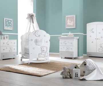 Детская комната Erbesi Stella, кроватка с окном (Эрбеси Стелла)