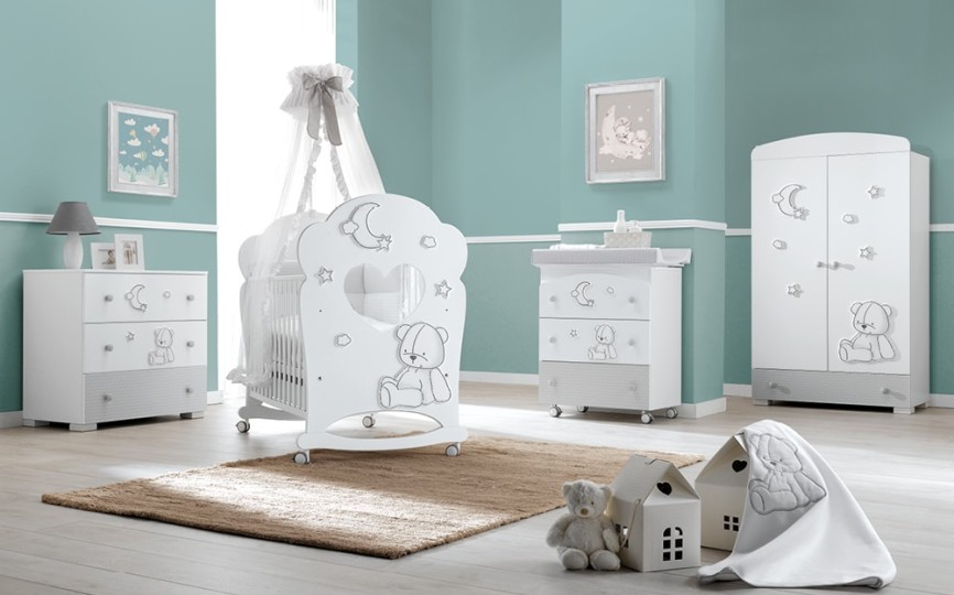 Детская комната Erbesi Stella, кроватка с окном (Эрбеси Стелла)