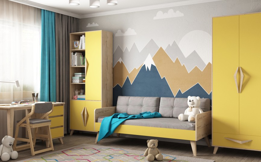 Комната "Два плюс два" Желтая