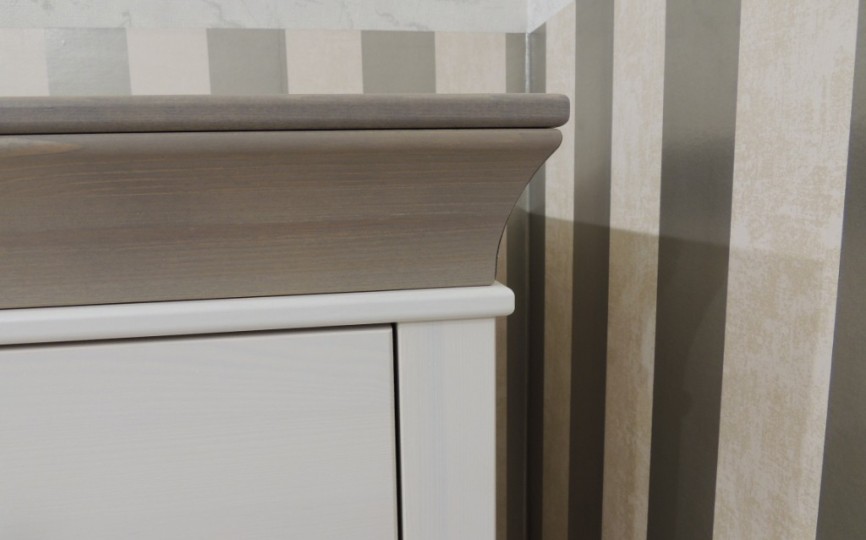 Белая комната для подростка "Бейли" из массива №2