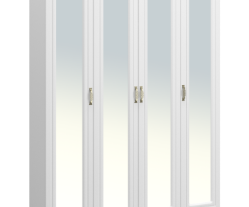 Шкаф с зеркалом «Монблан» МБ-25К Шкаф с зеркалом «Монблан» МБ-25К